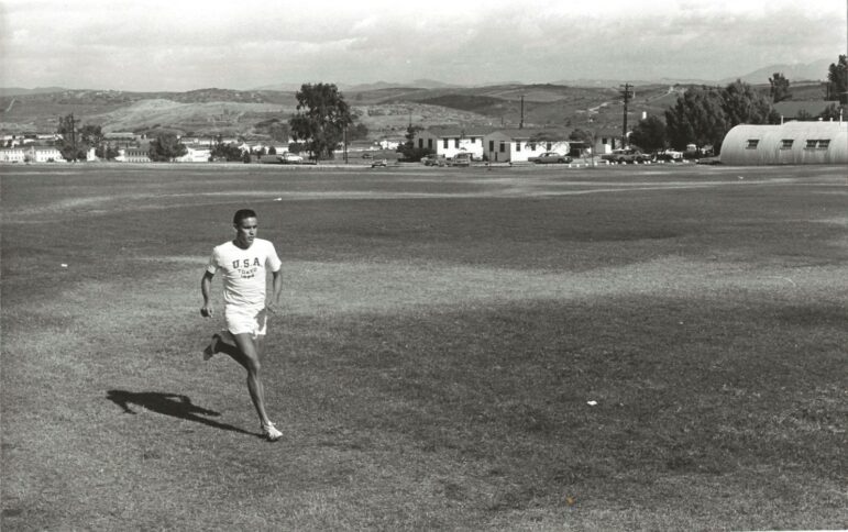 man running