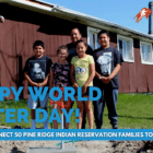 Partnerships help connect families to water.