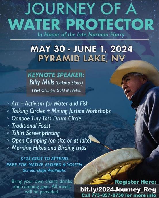 Olympic legend Billy Mills shares his inspiring story and emphasizes the importance of supporting Native youth dreams during the ‘Journey of a Water Protector’ event