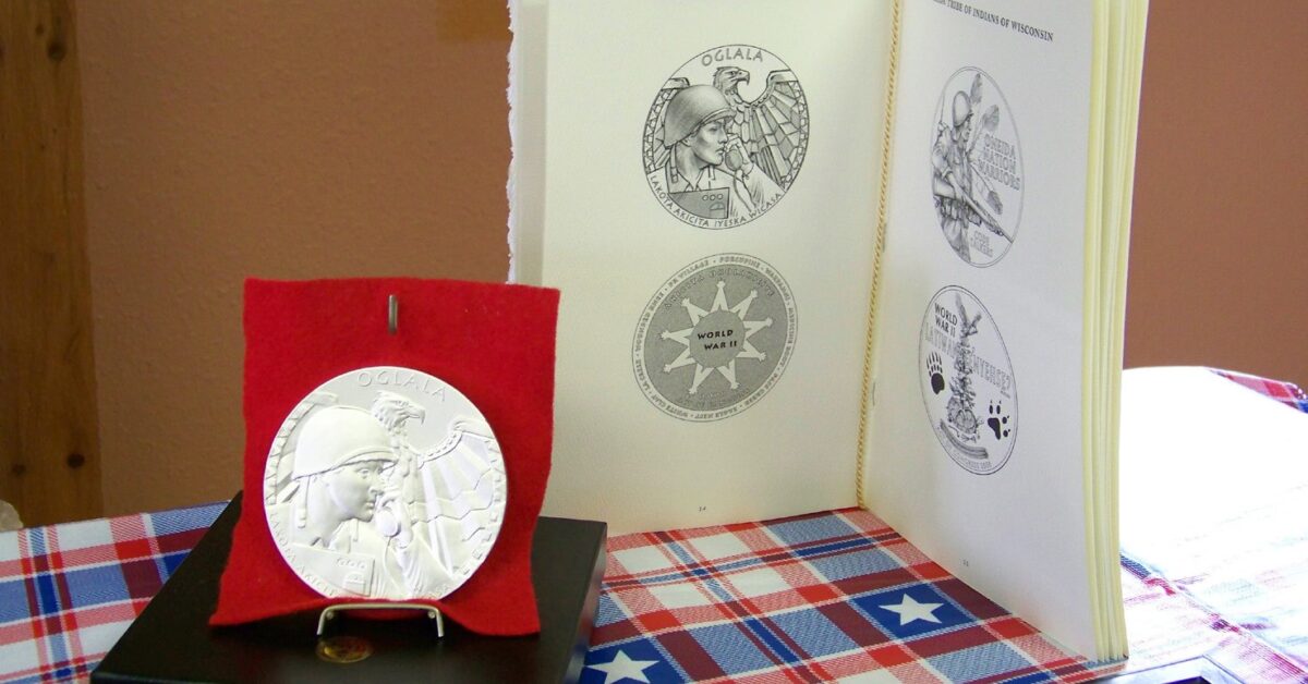 Lakota Code Talker Congressional Medal